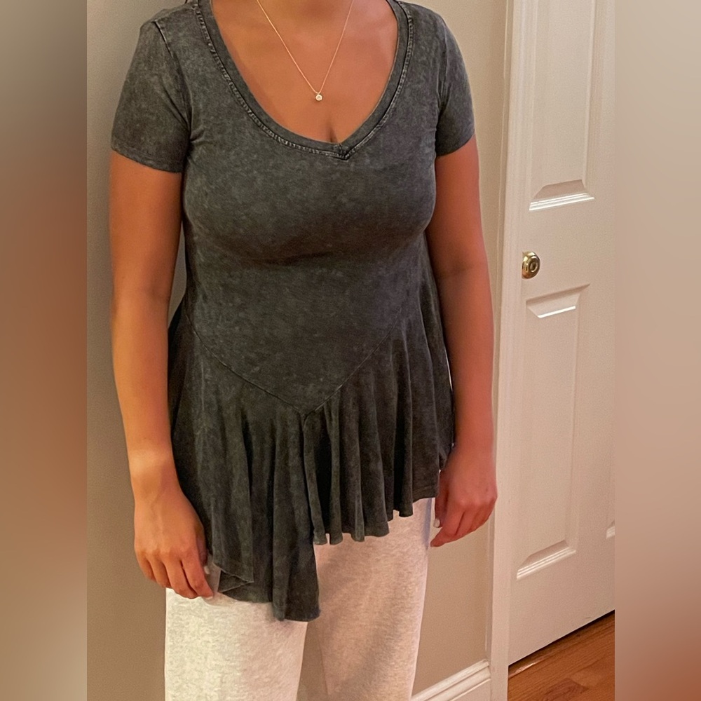 New gray Anama top